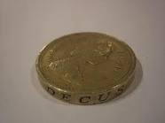 Magnetic  1 pound coin